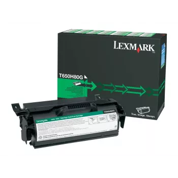 Toner Lexmark T650H80G 30000 páginas preto