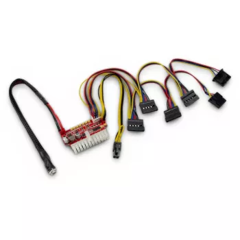 Fonte de alimentação Inter-Tech 88882190 200W 20+4-Pin ATX preta