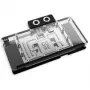 Refrigerador de água Alphacool Core RX 9070 XT Nitro+ transparente/cromado com backplate