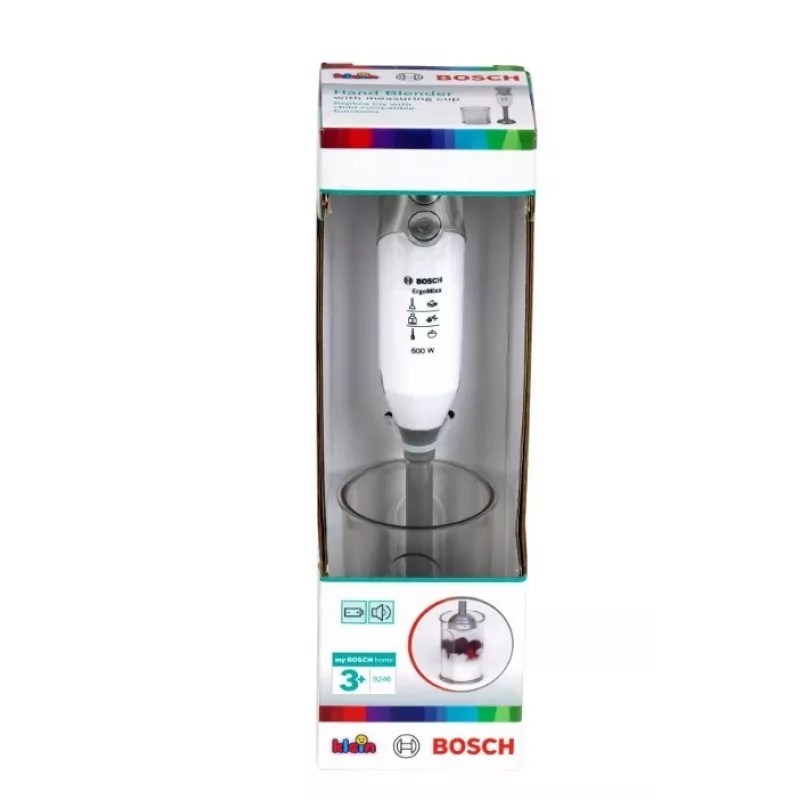 Batedeira Bosch com recipiente prateado