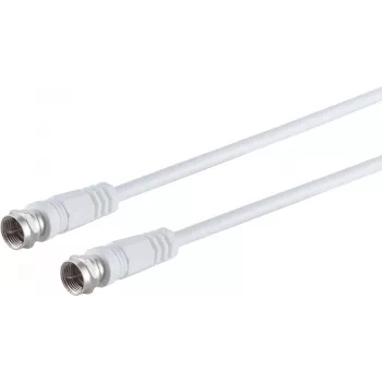 Cabo SAT, F(macho)->F(macho), 1,5 m, branco (TR80092-128)