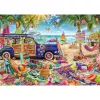Férias soalheiras na praia, Puzzle 1000 peças