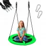 Baloiço de exterior Extralink Black Forest ninho de cegonha verde (modelo SW100X ZIELONE)