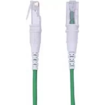 Cabo de patch RJ45 Patchsee ThePATCHCORD Cat. 6A, U/UTP, extra fino, verde, 2,4 m (TPC-SG-U/8)