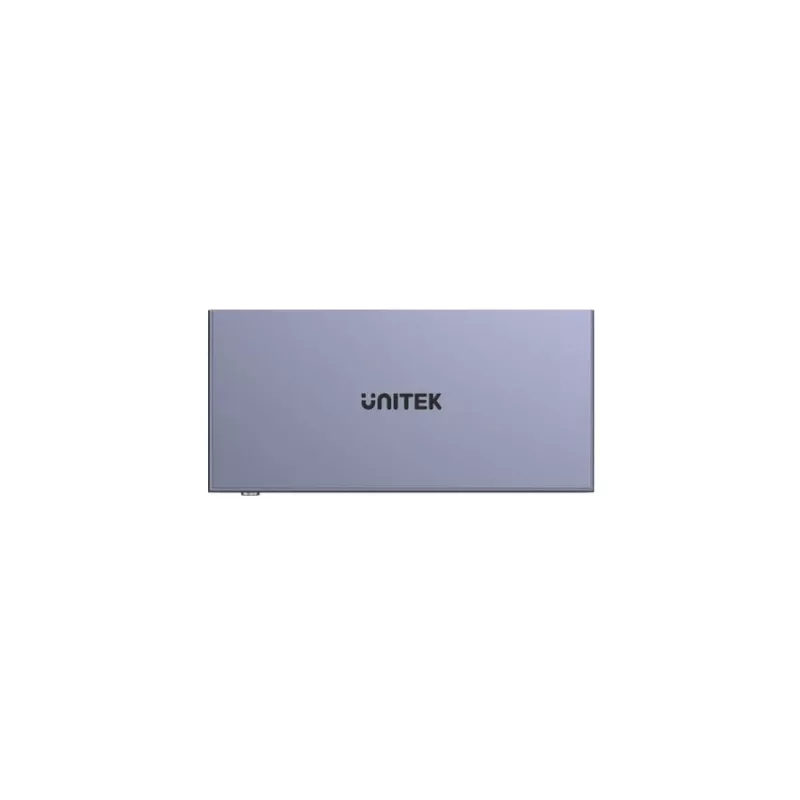 Comutador KVM Unitek V307A USB HDMI 2 portas 4K Ultra HD 3840x2160@60 Hz HDCP 2.2, caixa metálica, cinzento