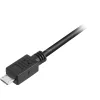 Cabo USB 2.0, ficha USB-A > ficha Micro-USB (preto, 2,0 metros)