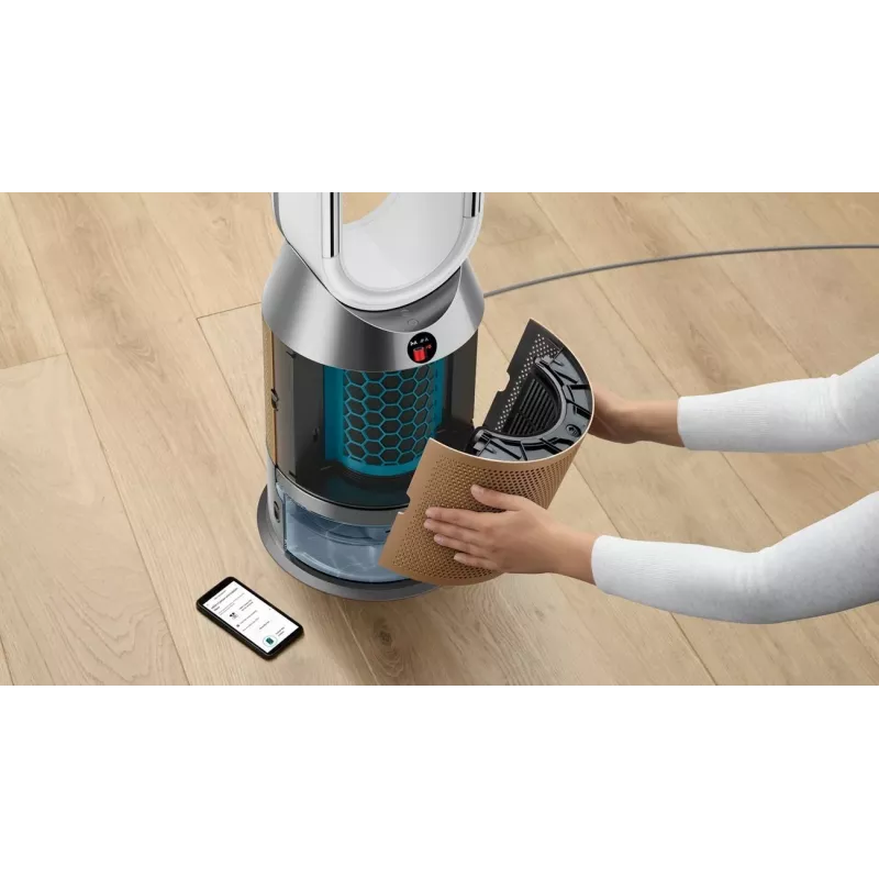 Purificador de ar Dyson Purifier Humidify + Cool De-Nox 62.4 dB 45 W dourado branco