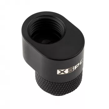 XSPC G1/4 Rotary 7mm Offset Fitting - preto mate