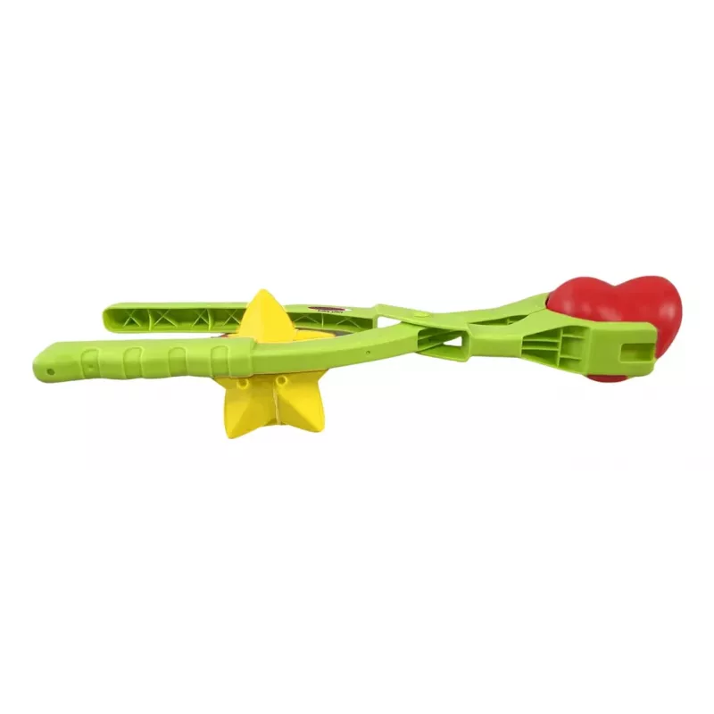 Pá formadora de bolas de neve Jamara Snow Play 2in1 — forma de coração e estrela, a partir de 3 anos, multicolor