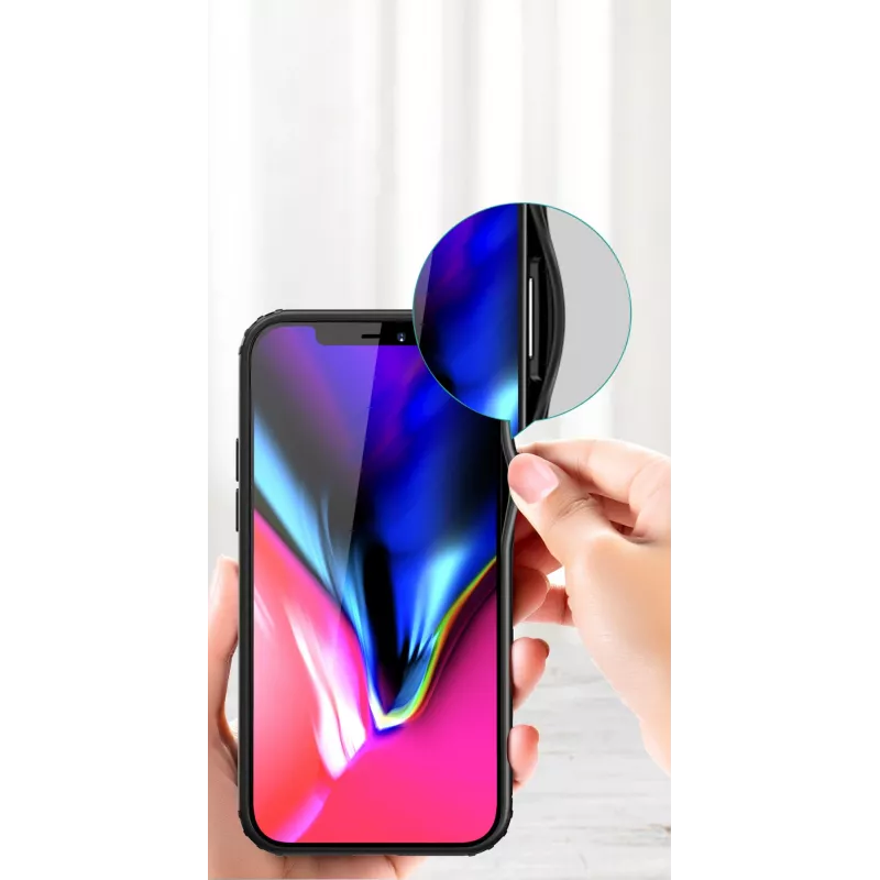 Capa protetora resistente a impactos Devia para iPhone 12 Pro Max, verde