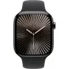 Apple Watch S10 titânio ardósia pulseira desportiva preta - S/M GPS + Cellular 46mm MWYD3QF/A 2024