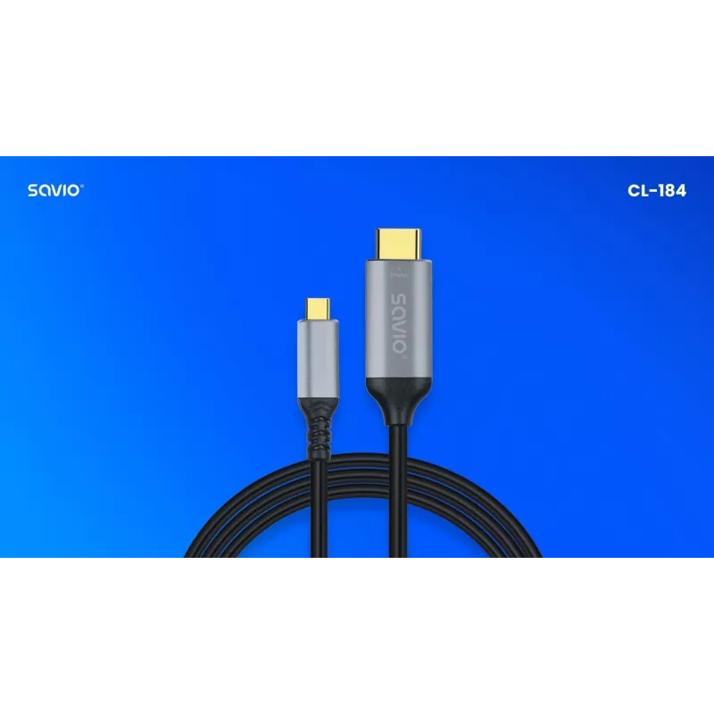 Cabo USB-C para HDMI v2.0b, 3m, cobre CL-184