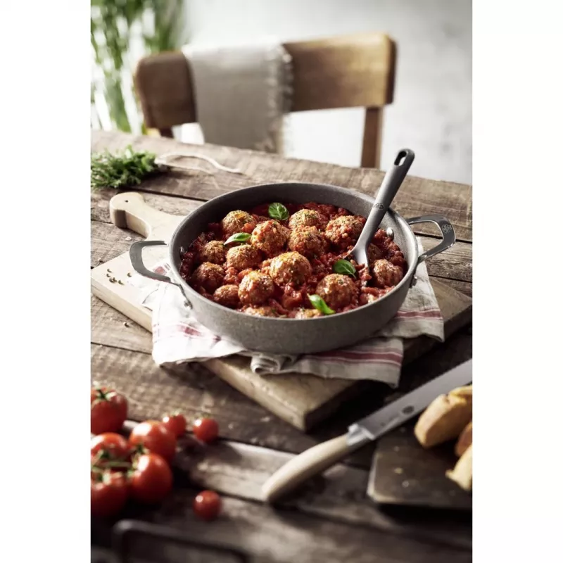 Frigideira Ballarini Salina Granitium, funda com 2 pegas, granito, 28 cm 75002-810-0