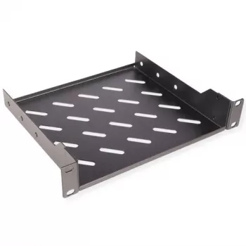 Prateleira 10 polegadas 1U 2T ROLINE 26.21.0030 — prateleira para rack 10 polegadas 1U com carga de 2T