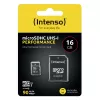 Intenso Performance - Cartão de memória (microSDHC/adaptador SD incluído) - 16 GB - UHS-I U1 / Classe 10 - microSDHC UHS-I
