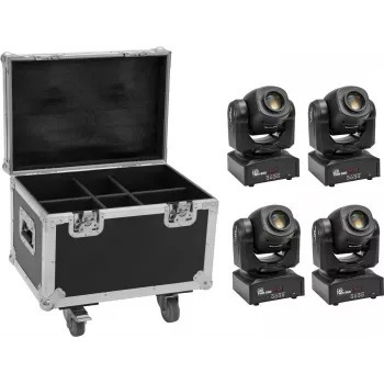 Moving Head Spot EUROLITE TMH-S60 4x LED com mala de transporte