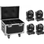 Moving Head Spot EUROLITE TMH-S60 4x LED com mala de transporte