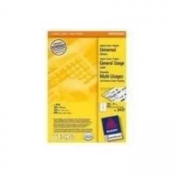 Avery - Etiquetas multiusos - branco - 105 x 74 mm - 800 etiqueta(s) (100 folhas x 8) - (3427)