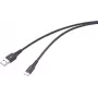 Cabo USB Renkforce RF-6872332 preto