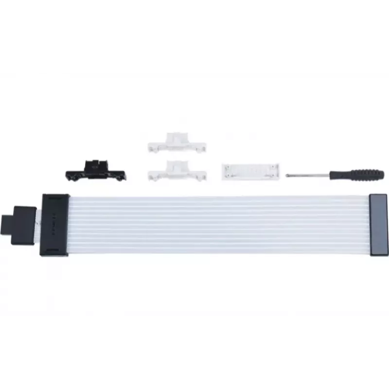 Cabo GPU Lian Li Strimer Wireless 12V 2x6-pin PW16-121W – extensão de alimentação PCIe RGB sem fios