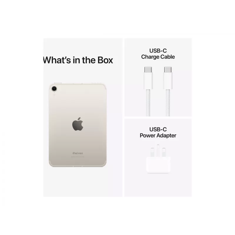 Tablet Apple iPad mini 5G 8,3 polegadas A17 Pro 512 GB iPadOS 18