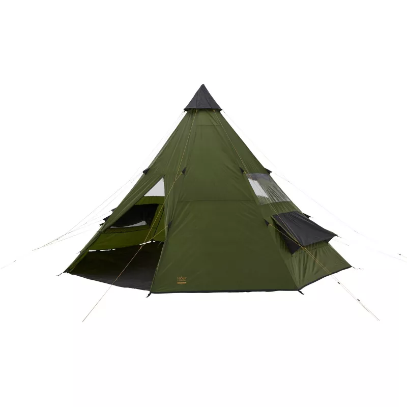 Tenda Grand Canyon preto FALLS 8 8P olivá — tenda de campismo para 8 pessoas