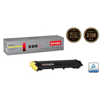 Toner Activejet ATB-245YN (substituto de Brother TN-245Y; Supreme; 2200 páginas; amarelo)