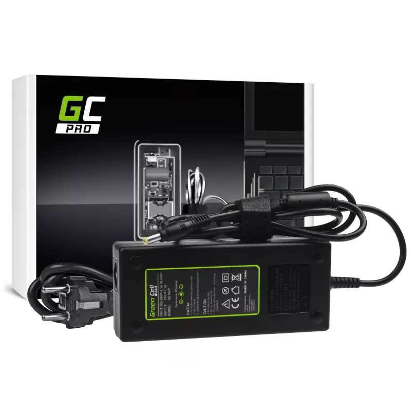 Adaptador Green Cell AD102P universal 135 W, 19 V, 7,1 A, preto, para portáteis