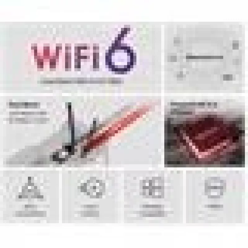 Mercusys MA70XE AX1800 Wi-Fi 6 Bluetooth adaptador PCI Express, dual band