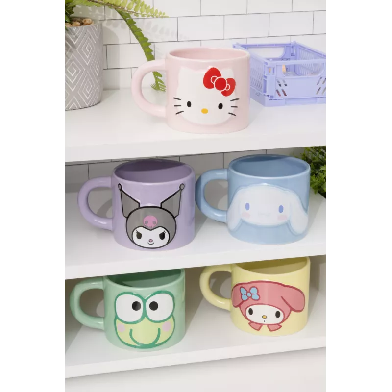 Caneca Paladone Paladone Cinnamoroll caneca em relevo – caneca de cerâmica com design Cinnamoroll em relevo