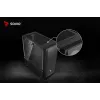 Caixa de PC SAVIO Noctis Flow — Cube Mini-ITX/Micro-ATX/ATX, 3x120 mm à frente, 1x120 mm atrás, 2x3,5 polegadas + 3x2,5 polegadas baías, vidro temperado