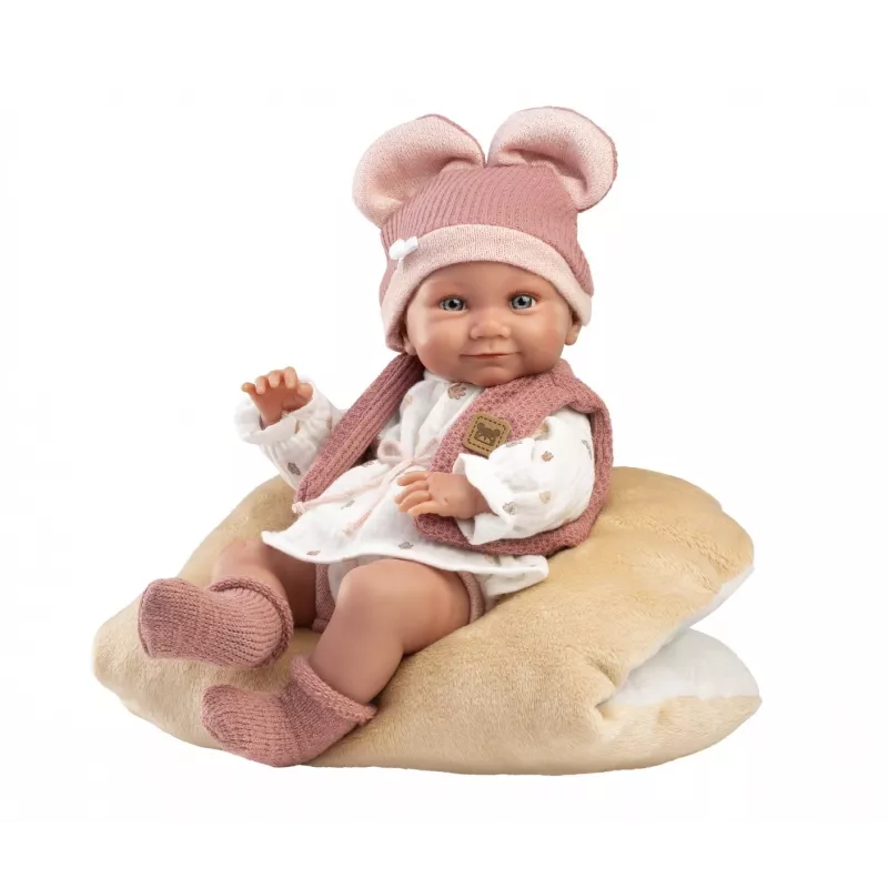 Boneca Llorens 40 cm Bebé de vinil com características realistas e corpo macio