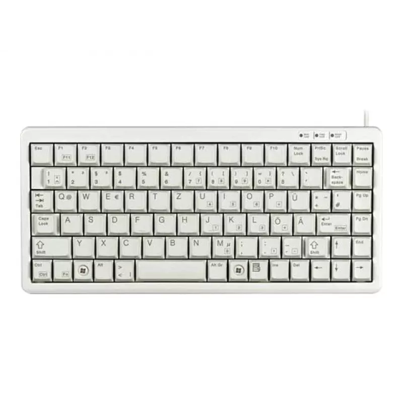 Cherry G84-4100 teclado compacto, cinzento claro, USB/PS/2