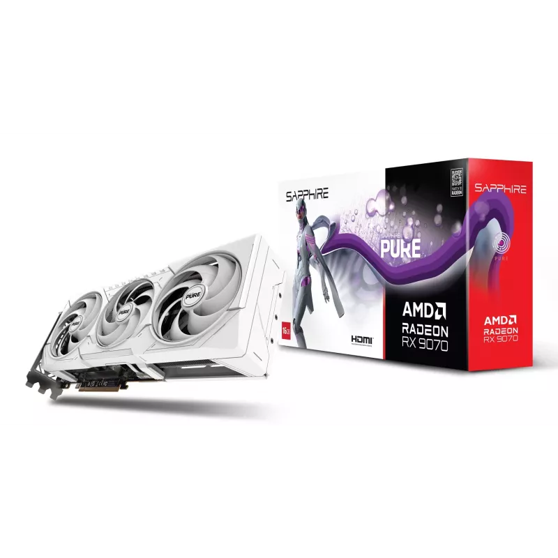 SAPPHIRE Radeon RX 9070 16GB GDDR6 Placa gráfica