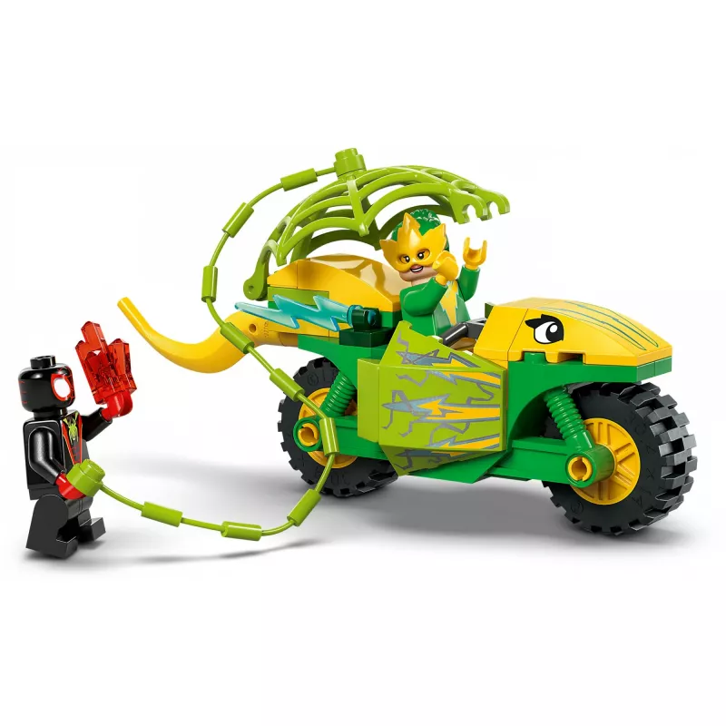 LEGO MARVEL 11198 Caça ao veículo dinossauro Spin e Electro