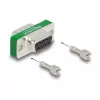 Filtro de supressão RF/EMI DeLOCK D-Sub 9 pinos macho para fêmea dourado
