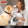 Treia retrátil flexi Black Design M — 5 m de comprimento, modelo de fita, carga máx. 25 kg, punho ergonómico