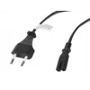 Cabo de alimentação Lanberg CA-C7CA-10CC-0018-BK preto 1,8 m ficha C7 CEE7/16