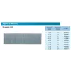 Makita F-31957 Pregos Brad, 1,2 x 50 mm, 5000 unidades