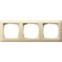 Moldura GIRA 3 módulos 021301 Standard 55 branco-creme 021301