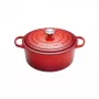 Le Creuset Signature Assadeira redonda 24 cm vermelho cereja (21177240602430)