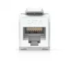 UBIQUITI CAT6 KEYSTONE JACK, PACOTE DE 12. KEYSTONE SEM FERRAMENTAS PARA LIGAR UMA FICHA ETHERNET CAT6 SEM UTILIZAR UMA FERRAMENTA DE INSERÇÃO (PUNCH-DOWN) OU DE CRIMPAGEM