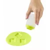 Massa de modelar Wonder Factory Never Dry Dough, verde-limão, rosa