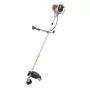 Roçadora Dedra DED8717 a gasolina 52cc 1,45 kW com correia, proteção, conjunto de 3 cabeças, fio e lâmina