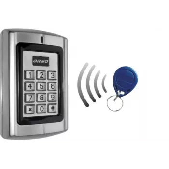 Cadeado de combinação ORNO OR-ZS-802 com leitor de cartão e porta-chaves