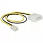 Cabo de alimentação interno DeLOCK 83659 0,3 m Molex 3 pinos