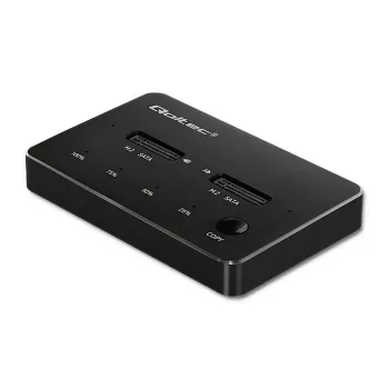 Estação de acoplagem Qoltec 50310 para 2x SSD M.2 SATA NGFF USB Type-C