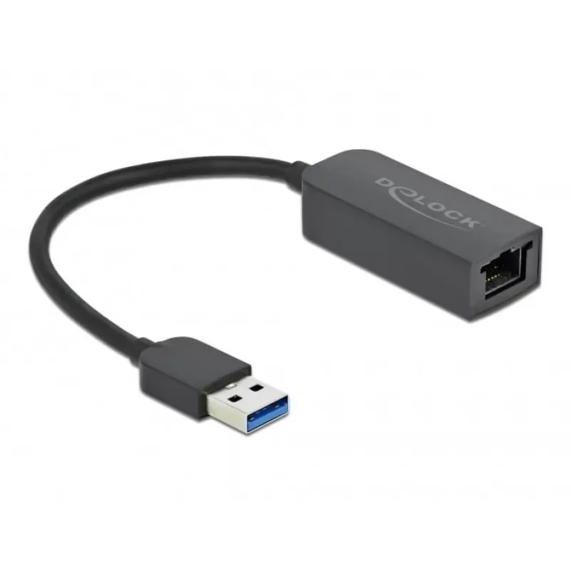 Adaptador USB Type-A macho para LAN 2,5 Gigabit DeLOCK 66646