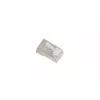 Conector de fio RJ-45 Lanberg PLS-5000 aço inoxidável - transparente (PLS-5000)