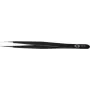 Pinça c.k tools T2379D ESD 120 mm, ponta fina, precisão, aço inoxidável